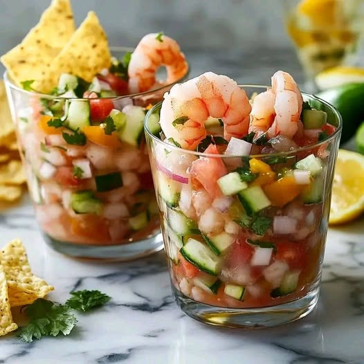 Zesty Shrimp Ceviche Cups: Fresh, Tangy, and Perfect for Sunny Days!