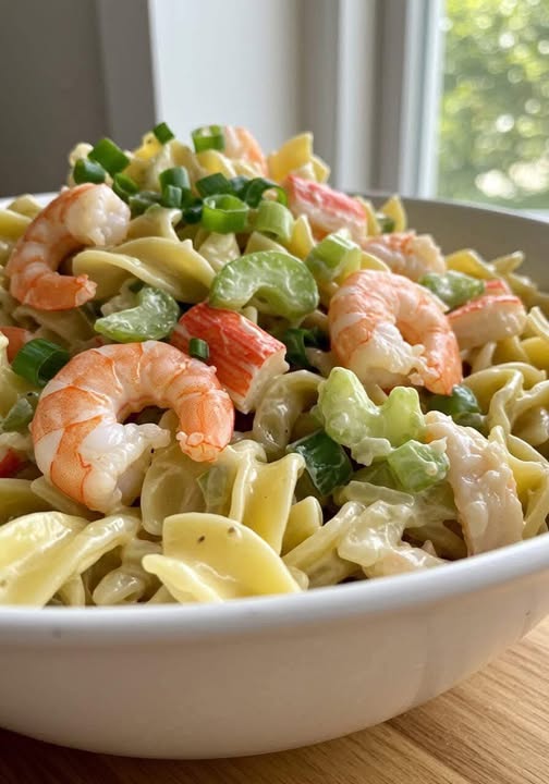 Creamy Seafood Pasta Salad: A Refreshing and Flavorful Dish