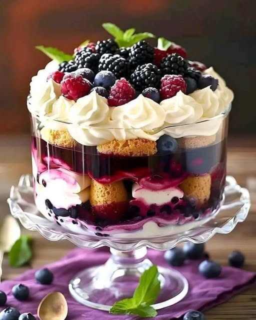 Berry Tiramisu Trifle Recipe