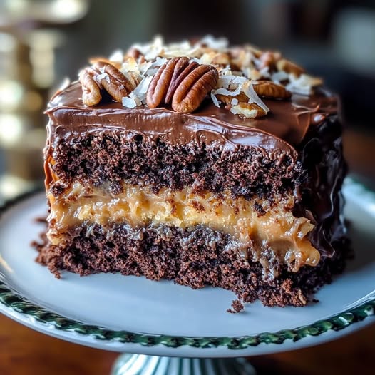 Homemade German Chocolate Cake