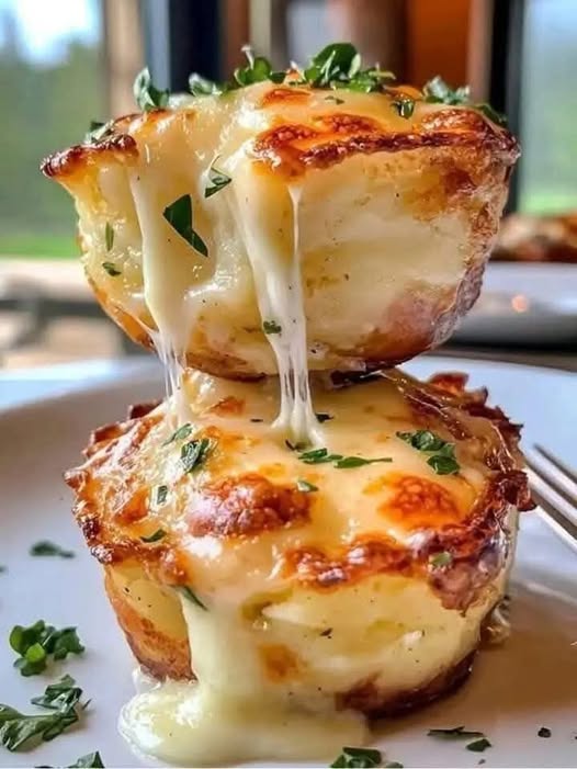 Cheesy Mashed Potato Puffs