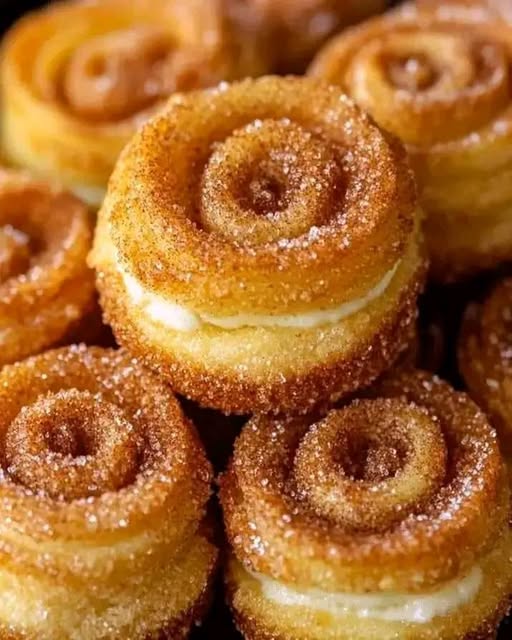 Air Fryer Churro Cheesecake Donut Cookies