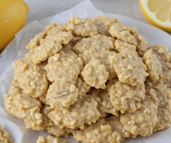 Lemon Oatmeal No-Bake Cookies – A Zesty, Sweet Treat