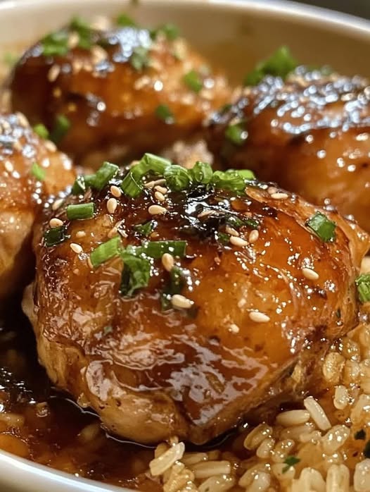 Sweet & Sticky Honey Garlic Chicken