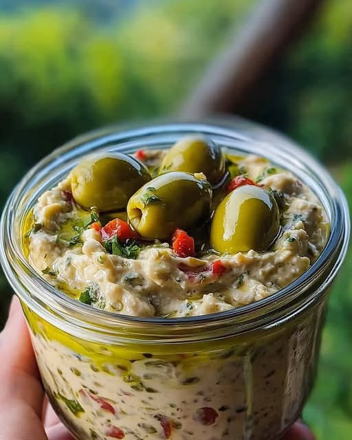 Green Olive Dip – A Refreshing and Savory Delight