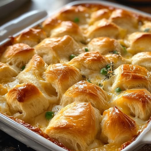 Chicken Bubble Biscuit Bake Casserole