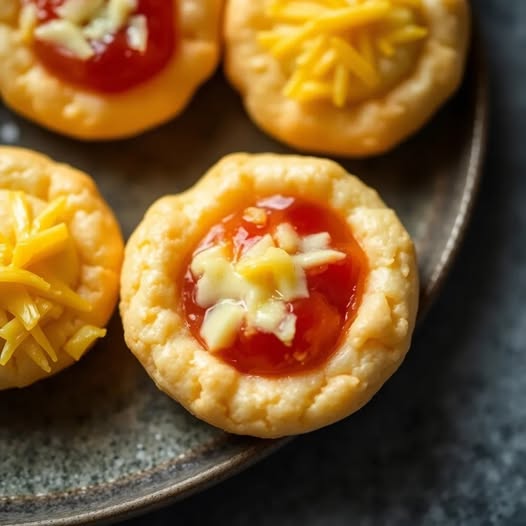 Cheesy Thumbprint Appetizers with Hot Pepper Jelly: A Flavor-Packed Party Bite