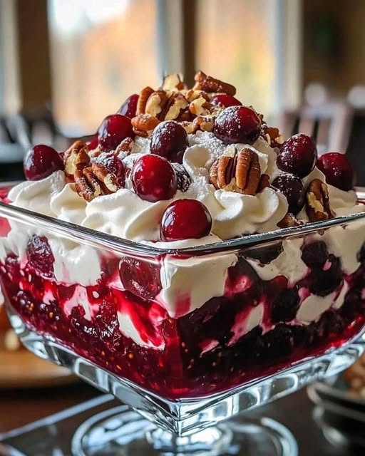 Cranberry Jello Salad with Cream Cheese – A Sweet, Tangy Delight