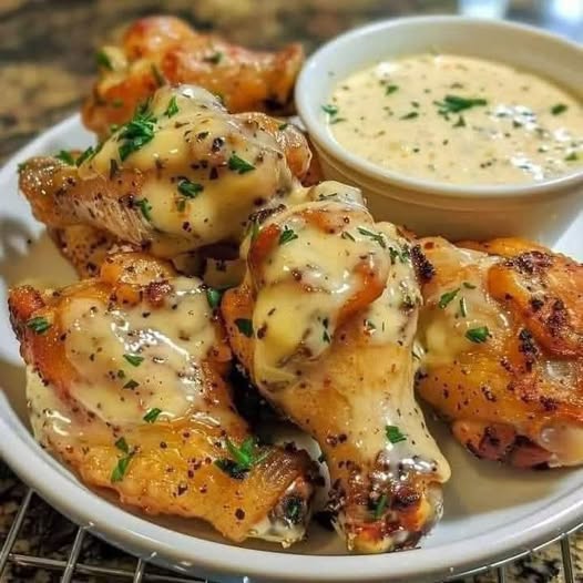 Alfredo Chicken Wings A Creamy, Savory Chicken Wing Delight