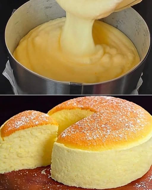 Japanese Cotton Cheesecake (Japanese Cheesecake)