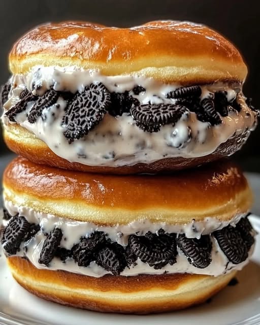 Oreo Cheesecake Stuffed Donut Burger: A Decadent Dessert Mash-Up