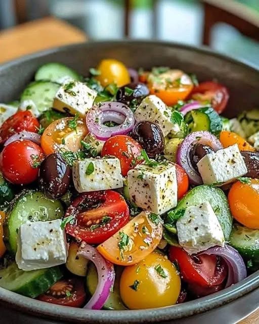 Classic Greek Salad: A Fresh, Mediterranean Delight