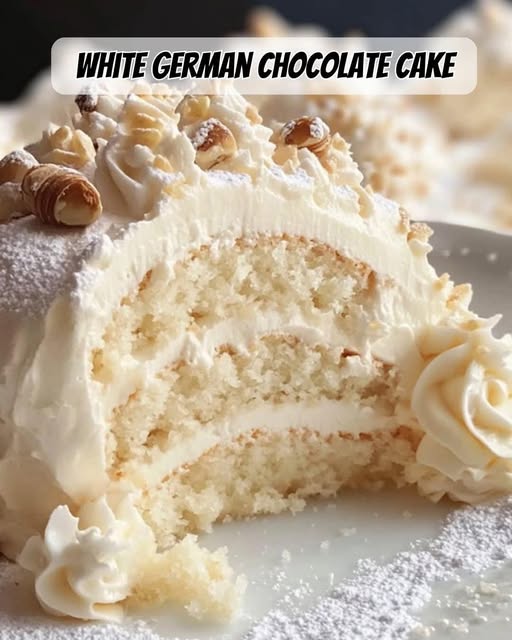 White German Chocolate Cake