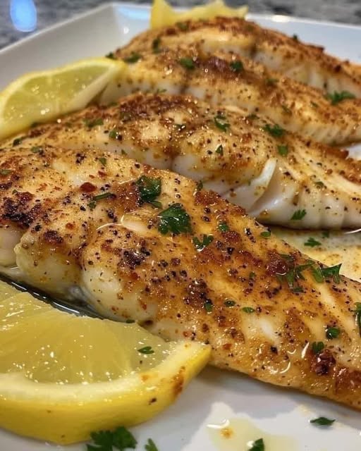 Zesty Lemon Butter Fish Fillet: Light, Flavorful, and Perfectly Tender