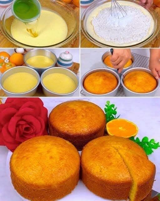 Moist Orange Cake (No Milk!)