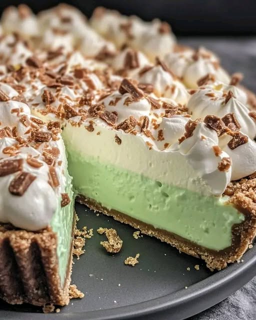 Peppermint Crisp Lemon Meringue Tart – A Refreshing Twist on a Classic