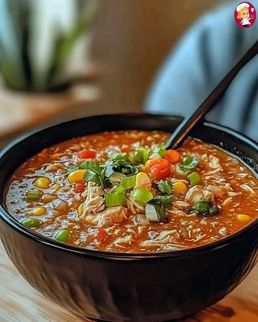 Spicy Chicken Tortilla Soup