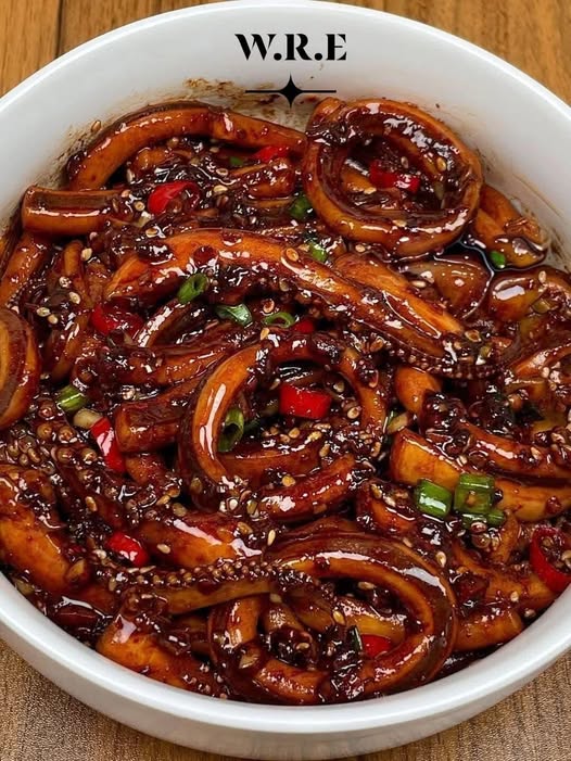 Spicy Stir-Fried Squid