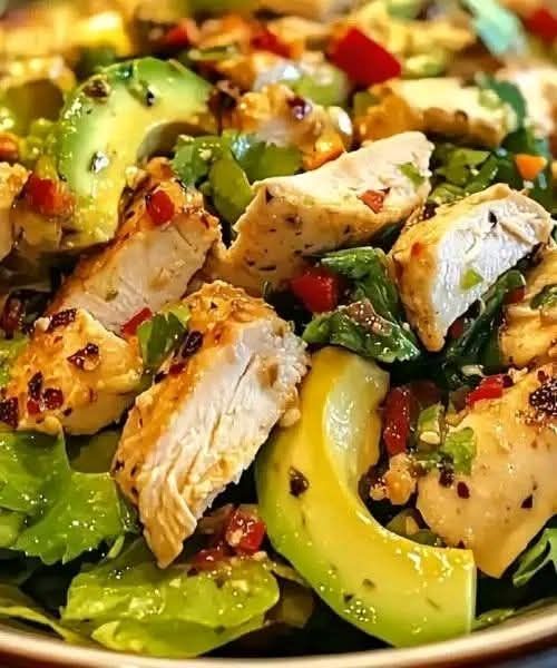 Avocado Chicken Salad – Creamy, Fresh, and Full of Flavor