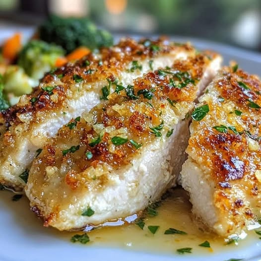 Garlic Parmesan Crusted Chicken