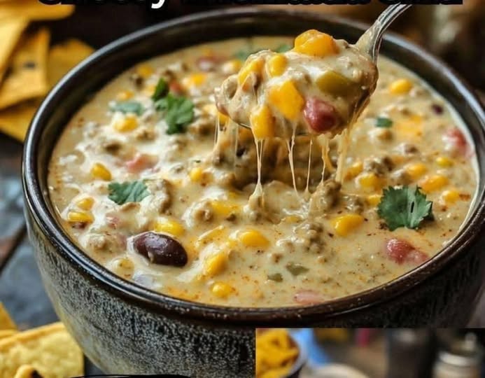 Cheesy Enchilada Chili – A Warm, Hearty Comfort Dish!