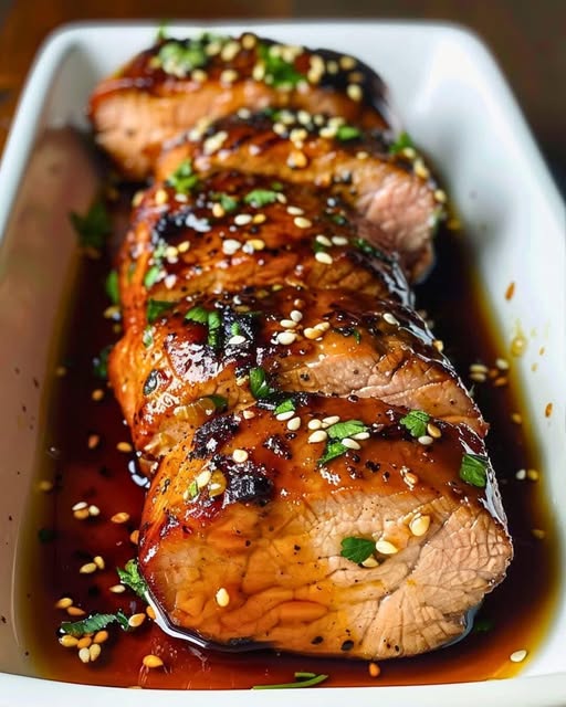 Honey Garlic Pork Tenderloin – Sweet, Savory, and Irresistible!