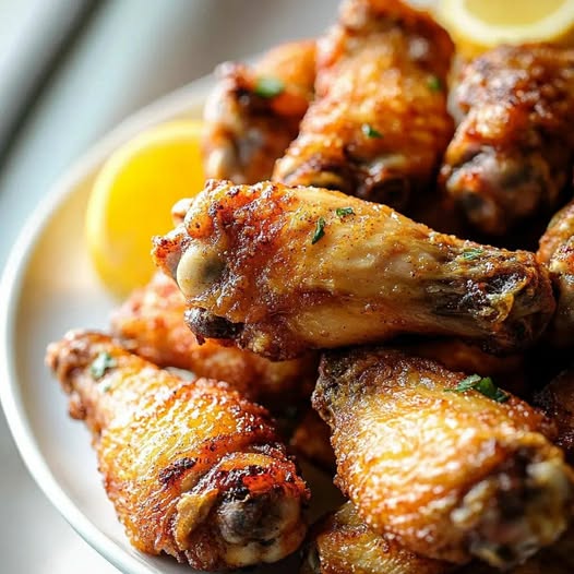 Crispy Oven Baked Chicken Wings