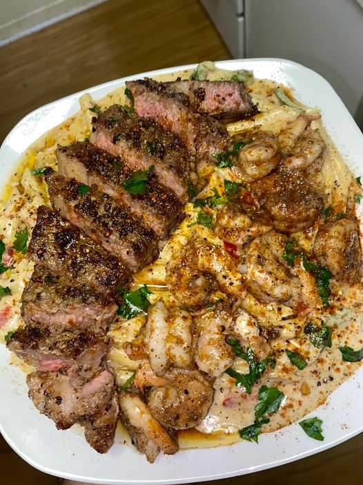 Cajun Shrimp and Steak: A Sizzling Southern Feast!