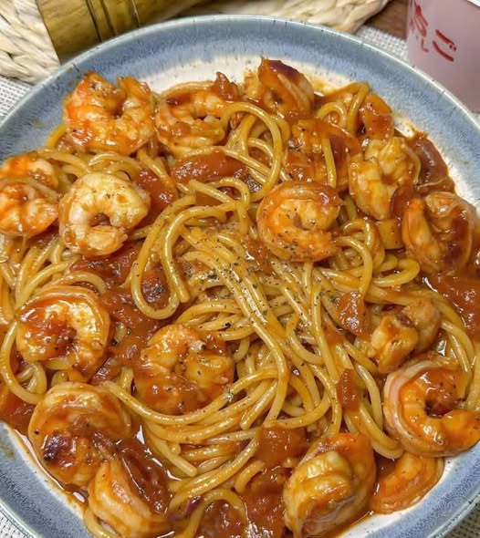 Pesto Pasta with Shrimp