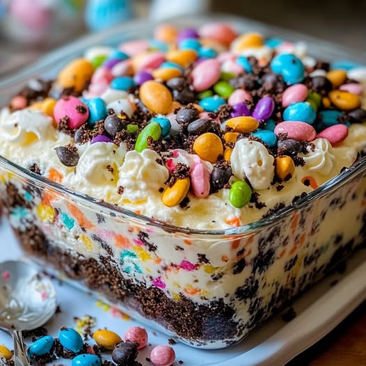 Easter Dirt Cake Casserole