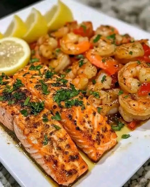 Salmon and Camarón, Cajun Odaces and Picantes – A Flavorful Cajun Feast