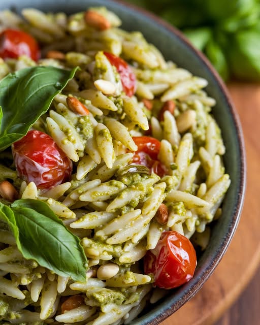 Basil Pesto Orzo: A Fresh, Creamy, and Flavor-Packed Side Dish