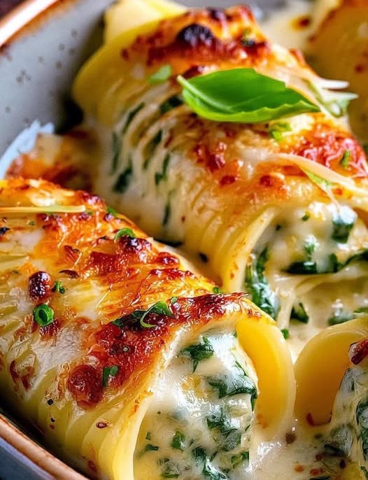 Cheesy Spinach Stuffed Shells – A Comfort Food Favorite