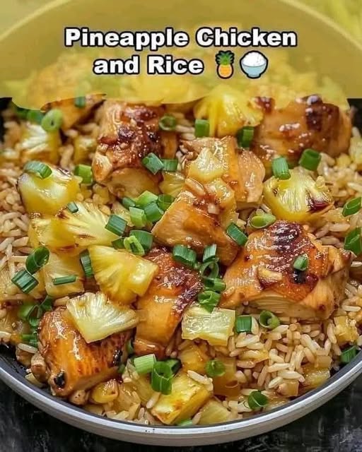 Pineapple Chicken and Rice: A Sweet and Savory Tropical Delight