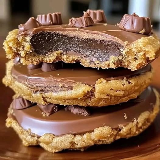 Chocolate and Peanut Butter Cup Cookies