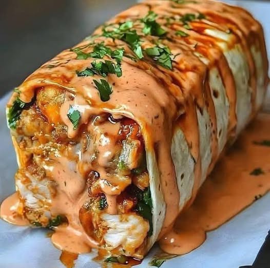 Chicken Shawarma & Shrimp Burrito