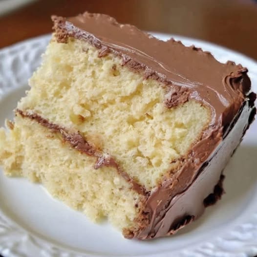 Old Fashioned Butter Cake with "Perfectly Chocolate" Frosting