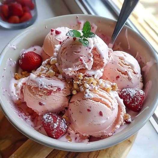 Strawberry Sensation Ice Cream