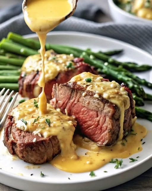 Crab-Stuffed Beef Tenderloin with Béarnaise Bliss