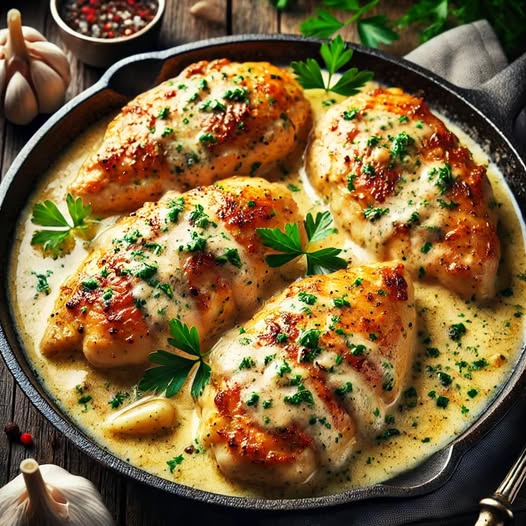 Transform Dinner with This Creamy Garlic Butter Chicken – A Must-Try Recipe!