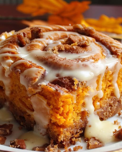 Incredibly Delicious Sweet Potato Cinnamon Roll Cake