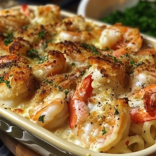 Seafood Bake for Two