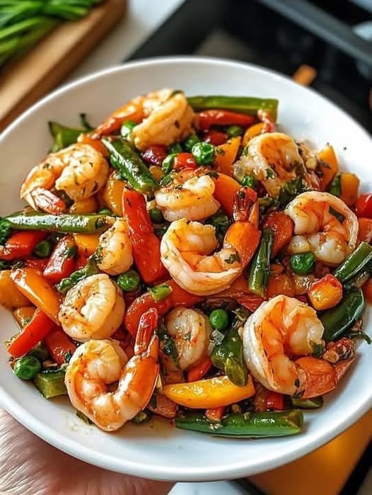 Garlic Shrimp and Veggie Stir Fry: A Flavor-Packed Weeknight Meal