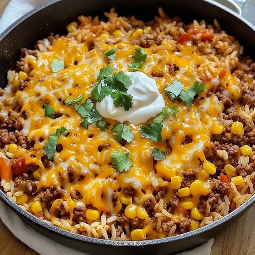 One Pot Mexican Rice Casserole