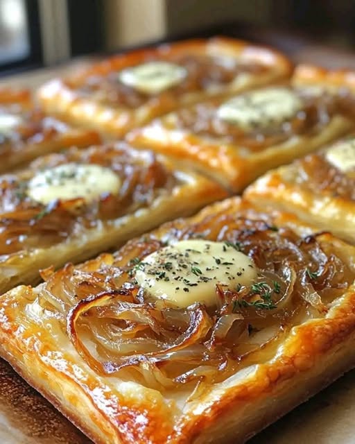 French Onion Tart: A Savory Delight with Caramelized Onions and Cheese