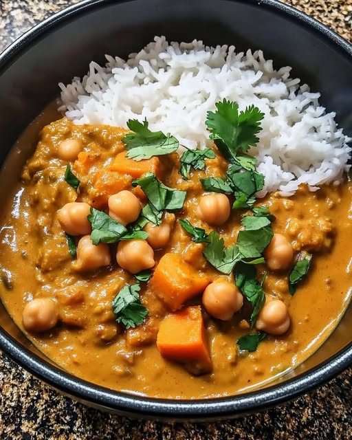 Sweet Potato and Chickpea Curry