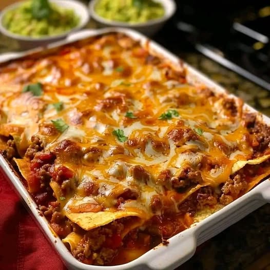 Mexican Taco Lasagna – A Bold, Flavorful Twist on Classic Lasagna