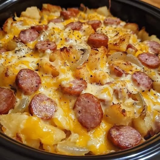 Easy Sausage and Hashbrown Casserole