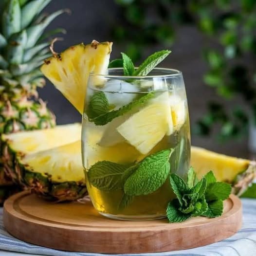 Pineapple Peppermint Iced Tea