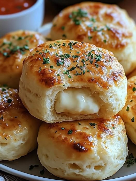 Pillsbury Biscuit Garlic Butter Cheese Bombs